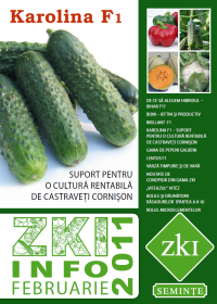 fdh.ro catalog seminte legume profesionale februarie 2011 castraveti cornison karolina f1